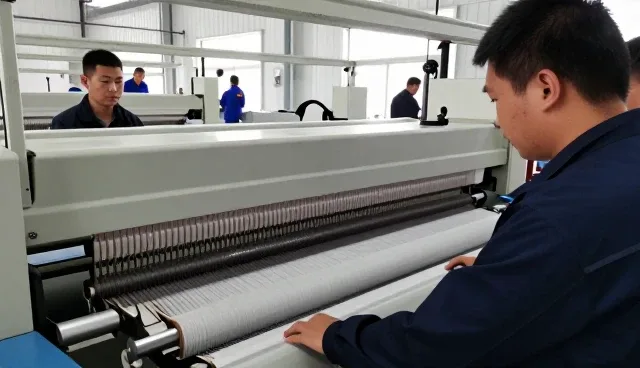 维护保养中的自动纺织机优势展示